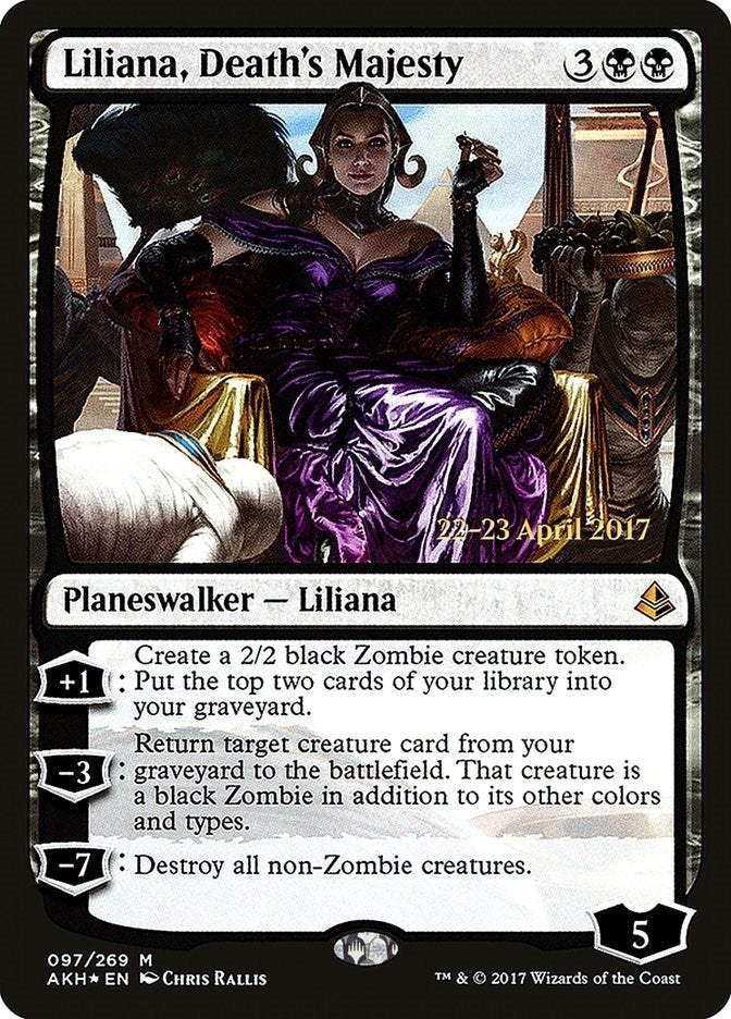 Image for Liliana, Death's Majesty (97) [Prerelease Cards] - Magic: The Gathering