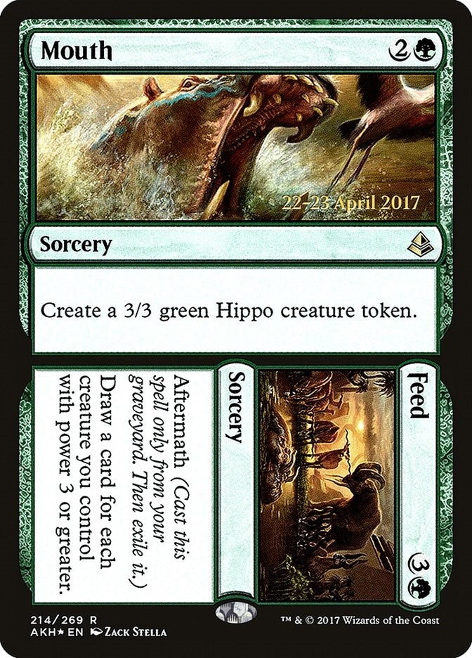 Image for Mouth // Feed (214) [Prerelease Cards] - Magic: The Gathering