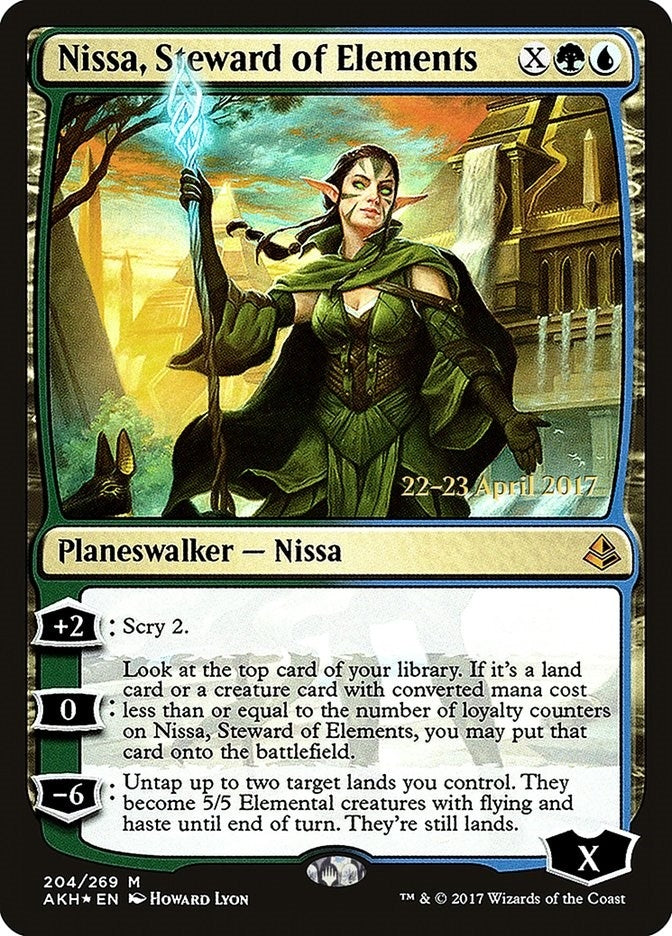Image for Nissa, Steward of Elements (204) [Prerelease Cards] - Magic: The Gathering
