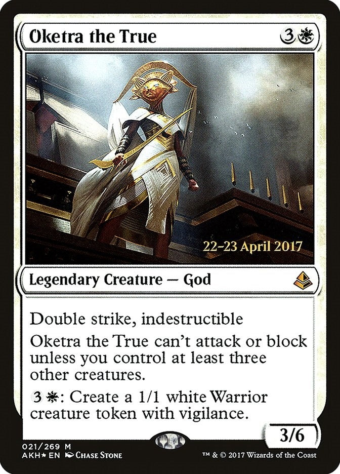Image for Oketra the True (21) [Prerelease Cards] - Magic: The Gathering