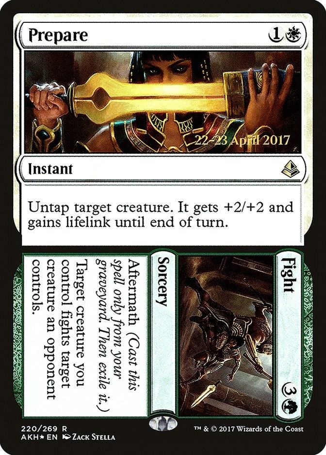 Image for Prepare // Fight (220) [Prerelease Cards] - Magic: The Gathering
