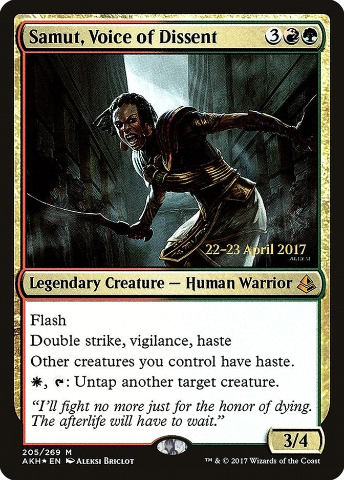 Image for Samut, Voice of Dissent (205) [Prerelease Cards] - Magic: The Gathering