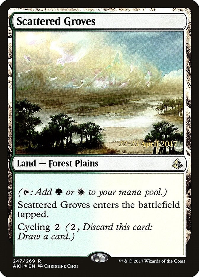 Image for Scattered Groves (247) [Prerelease Cards] - Magic: The Gathering