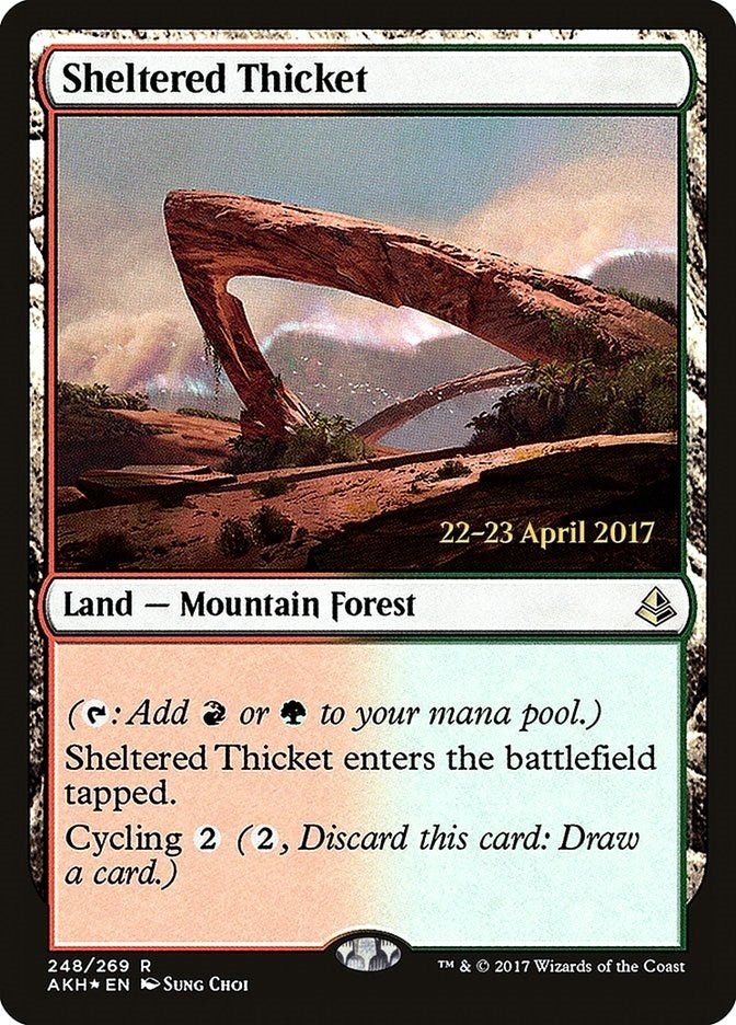 Image for Sheltered Thicket (248) [Prerelease Cards] - Magic: The Gathering