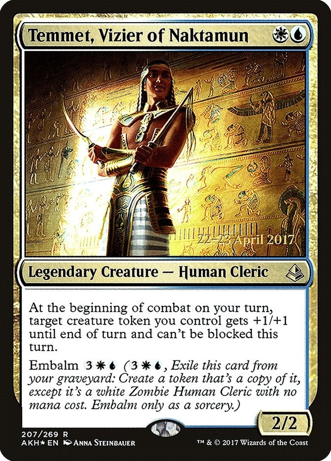 Image for Temmet, Vizier of Naktamun (207) [Prerelease Cards] - Magic: The Gathering
