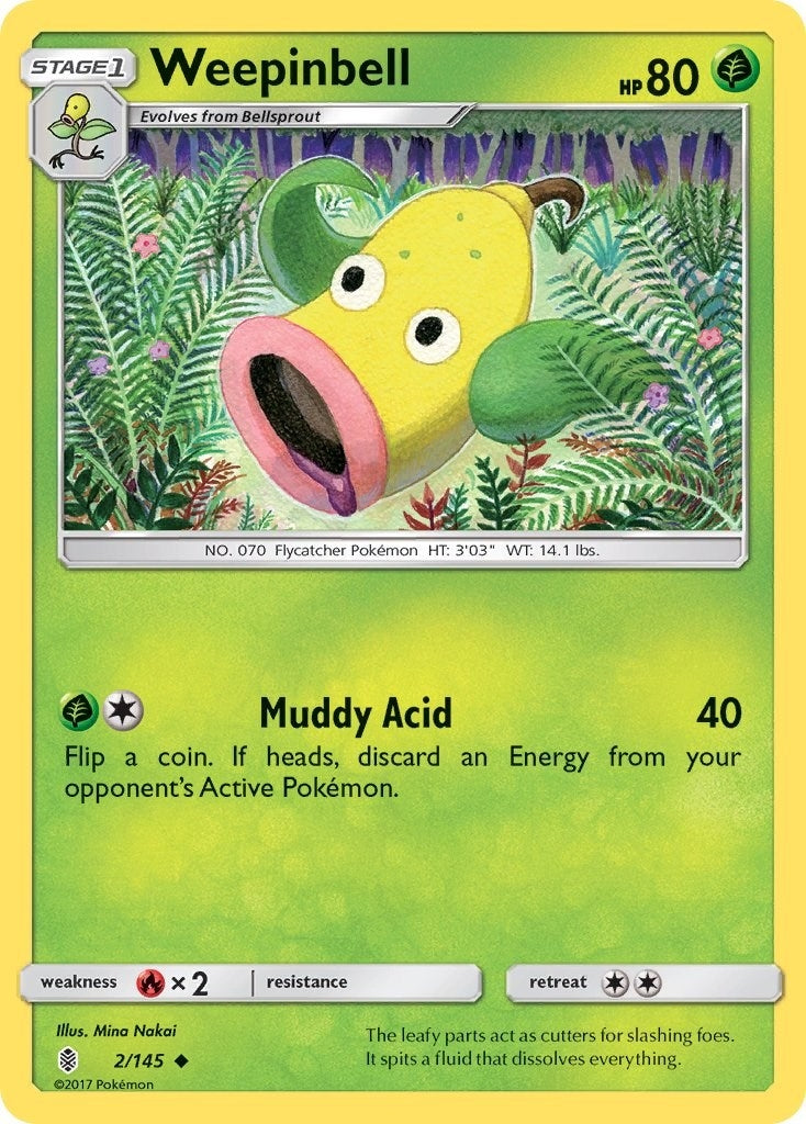 Image for Weepinbell (2/145) [SM - Guardians Rising] - Pokemon