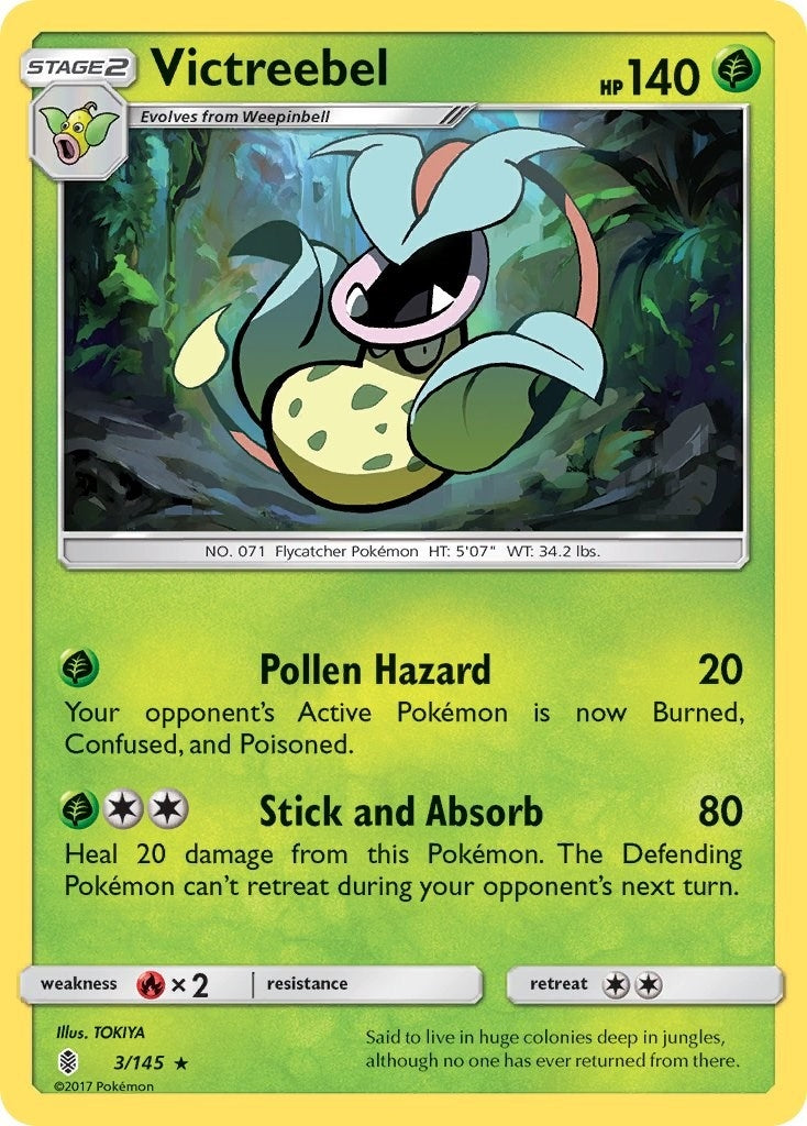 Image for Victreebel (3/145) [SM - Guardians Rising] - Pokemon