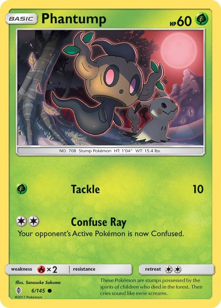 Image for Phantump (6/145) [SM - Guardians Rising] - Pokemon
