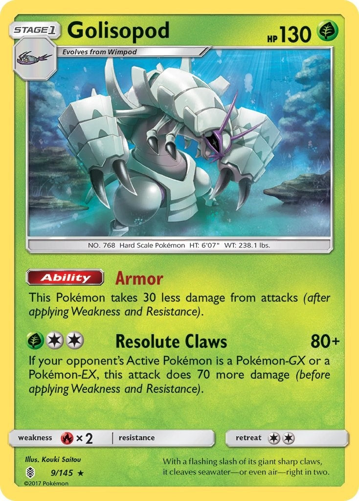Image for Golisopod (9/145) [SM - Guardians Rising] - Pokemon