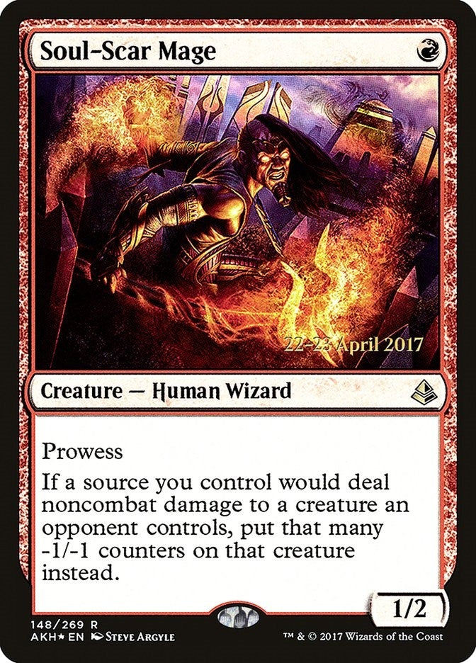 Image for Soul-Scar Mage (148) [Prerelease Cards] - Magic: The Gathering