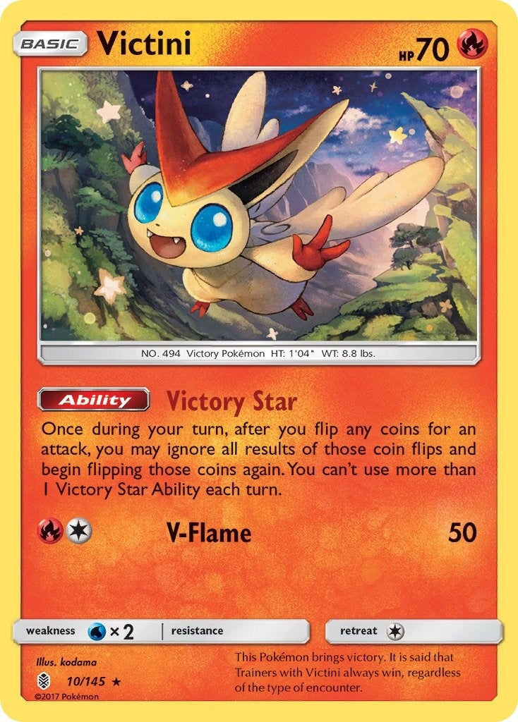 Image for Victini (10/145) [SM - Guardians Rising] - Pokemon