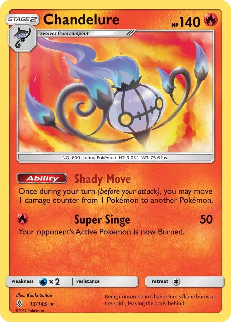 Image for Chandelure (13/145) [SM - Guardians Rising] - Pokemon