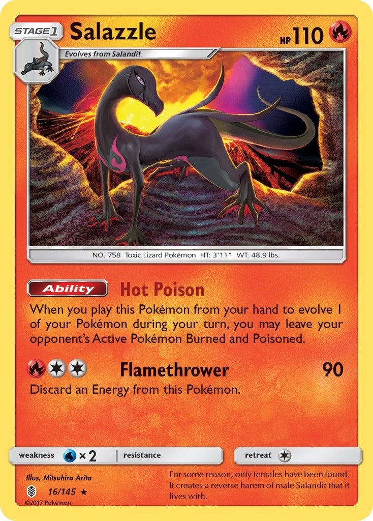 Image for Salazzle (16/145) [SM - Guardians Rising] - Pokemon