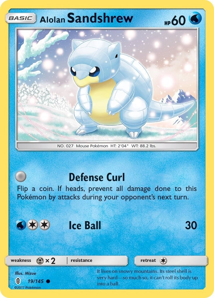Image for Alolan Sandshrew (19/145) [SM - Guardians Rising] - Pokemon