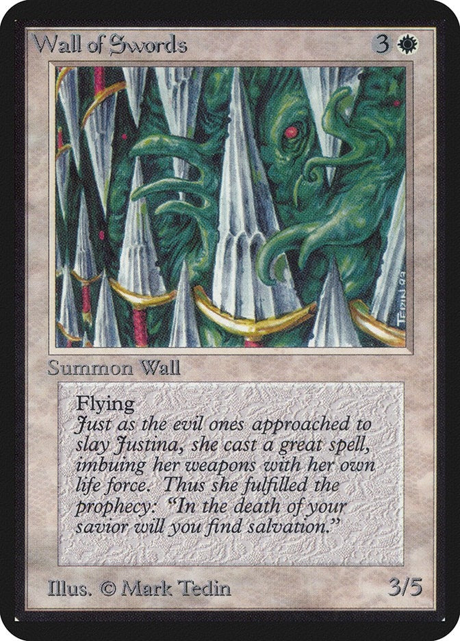 Image for Wall of Swords [Alpha Edition] - Magic: The Gathering