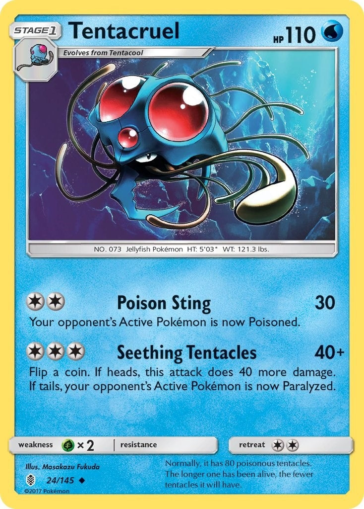 Image for Tentacruel (24/145) [SM - Guardians Rising] - Pokemon