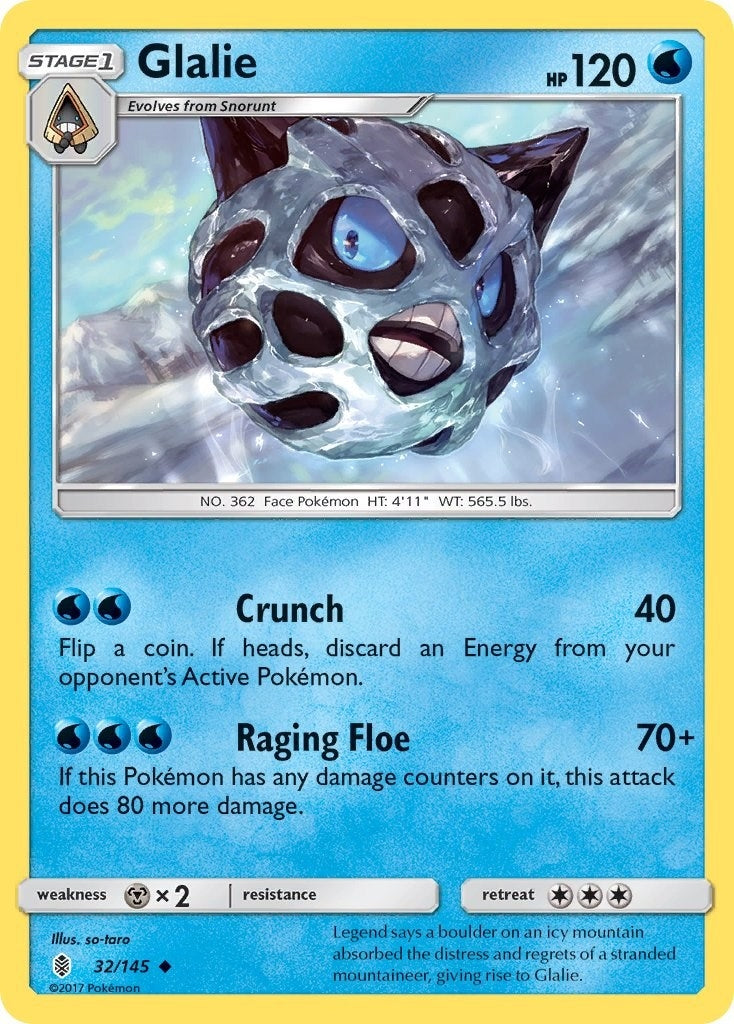 Image for Glalie (32/145) [SM - Guardians Rising] - Pokemon