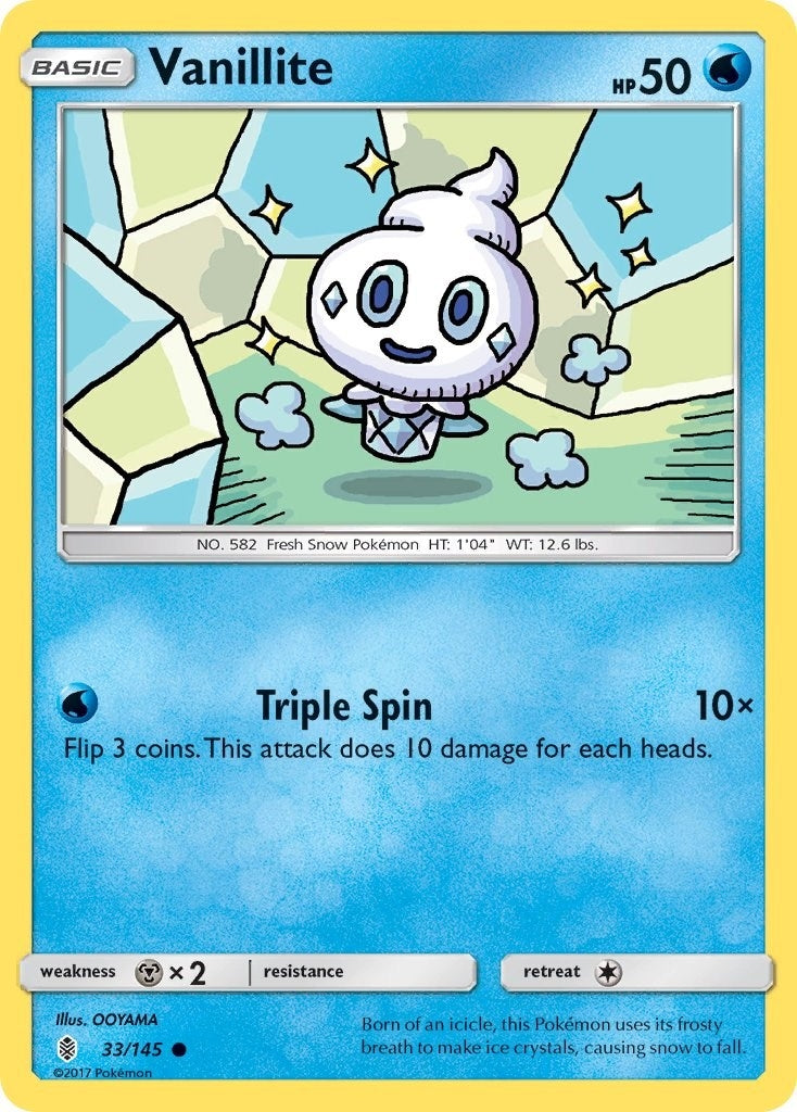 Image for Vanillite (33/145) [SM - Guardians Rising] - Pokemon