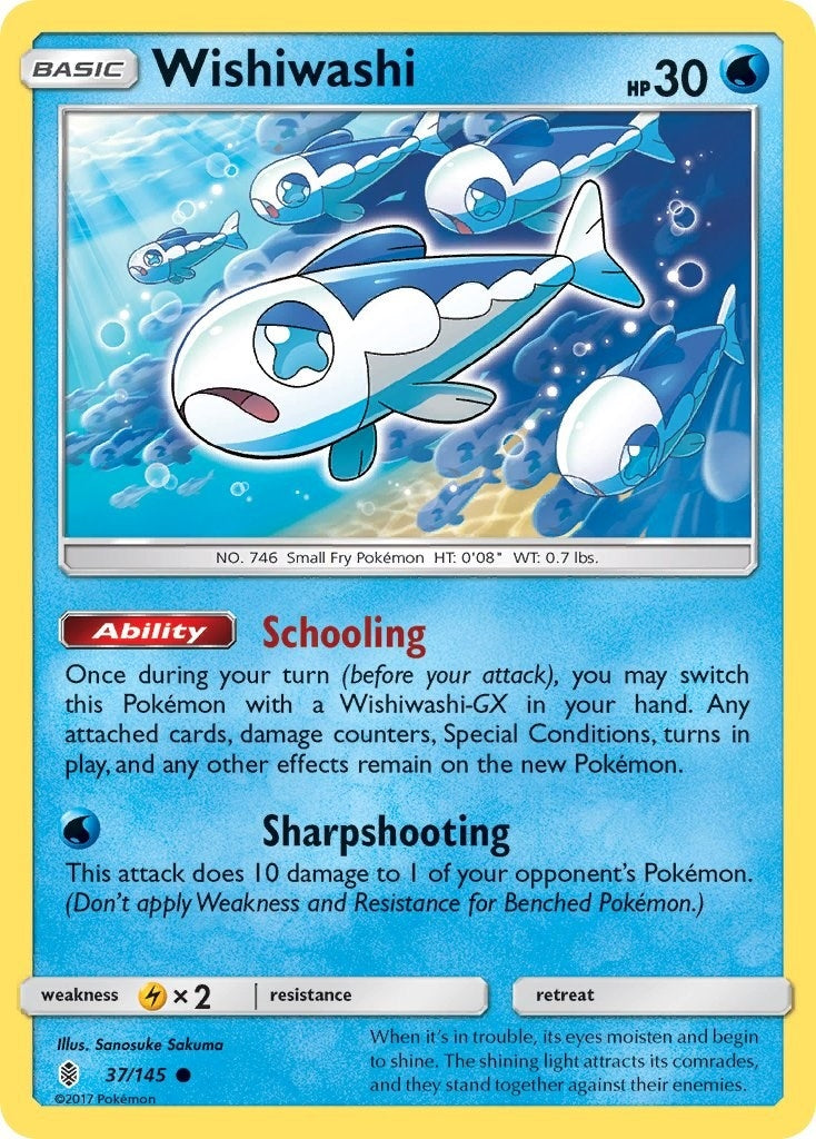 Image for Wishiwashi (37/145) [SM - Guardians Rising] - Pokemon