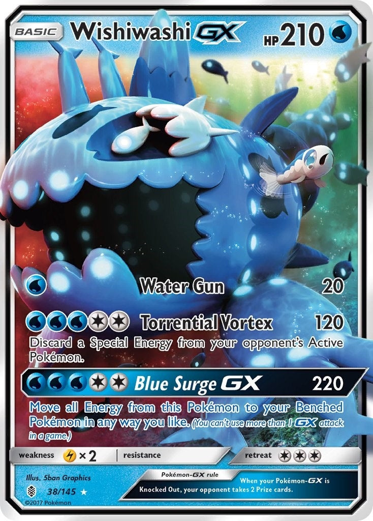 Image for Wishiwashi GX (38/145) [SM - Guardians Rising] - Pokemon