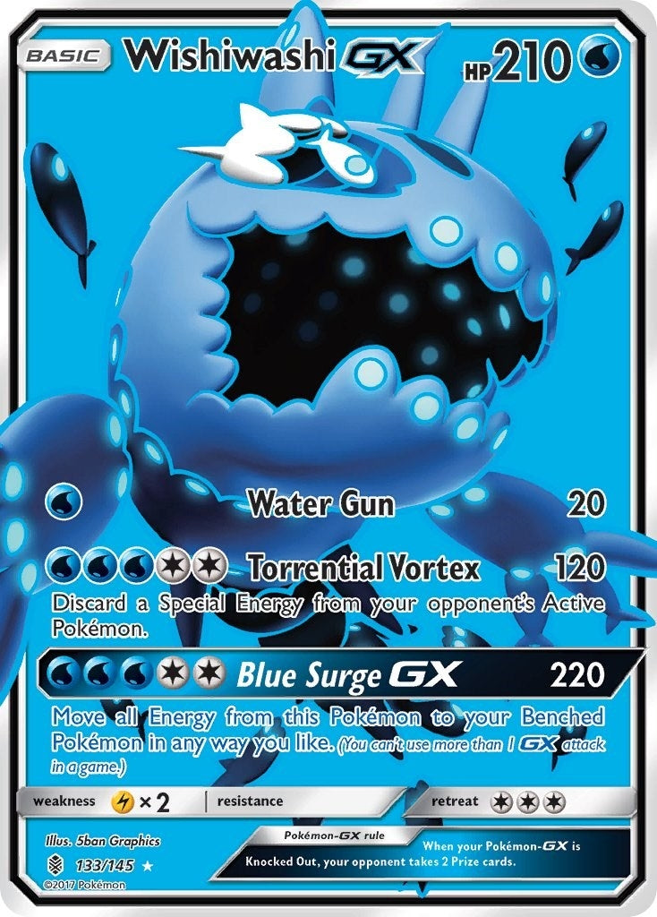 Image for Wishiwashi GX (Full Art) (133/145) [SM - Guardians Rising] - Pokemon