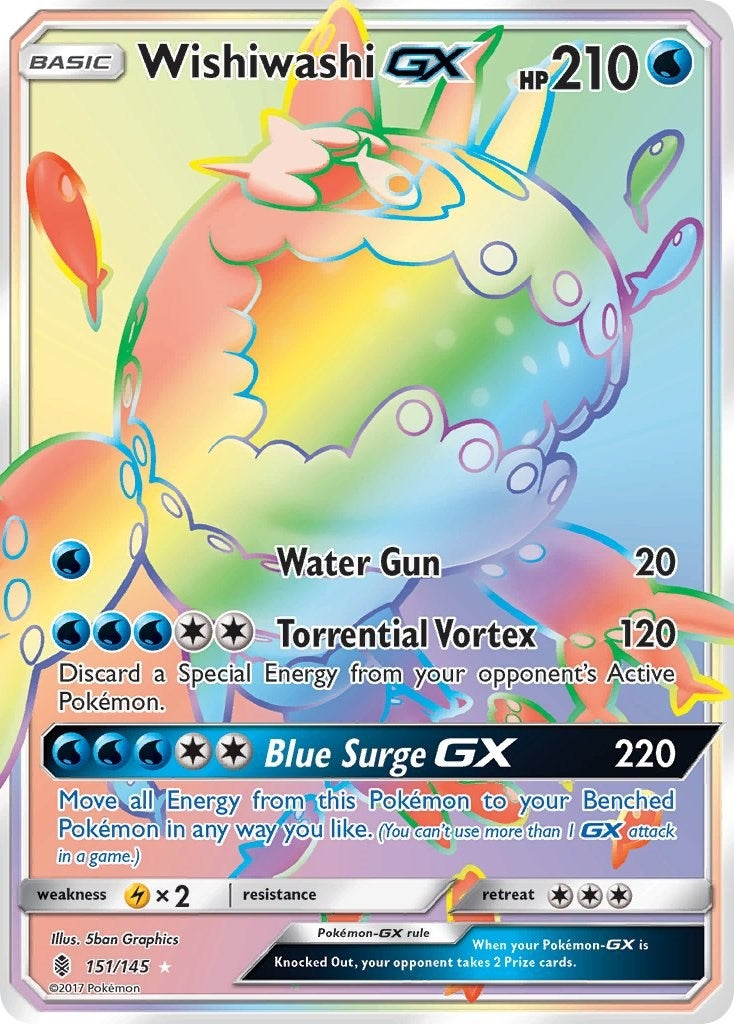 Image for Wishiwashi GX (Secret) (151/145) [SM - Guardians Rising] - Pokemon