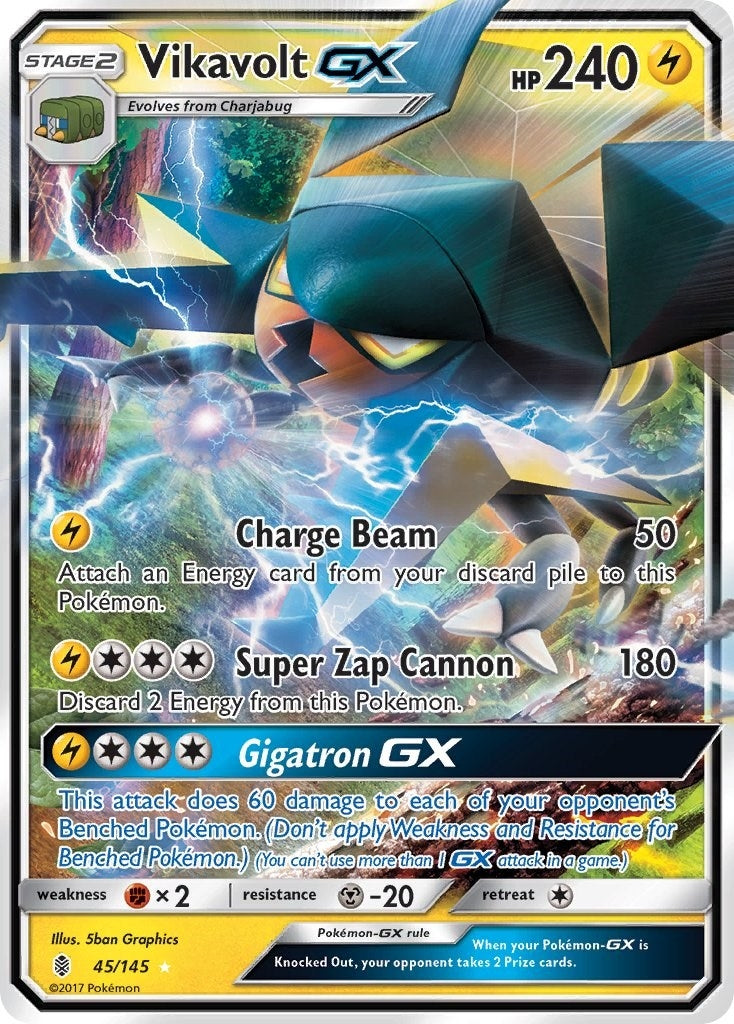 Image for Vikavolt GX (45/145) [SM - Guardians Rising] - Pokemon