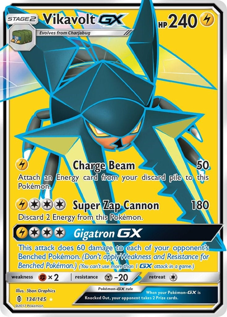 Image for Vikavolt GX (Full Art) (134/145) [SM - Guardians Rising] - Pokemon