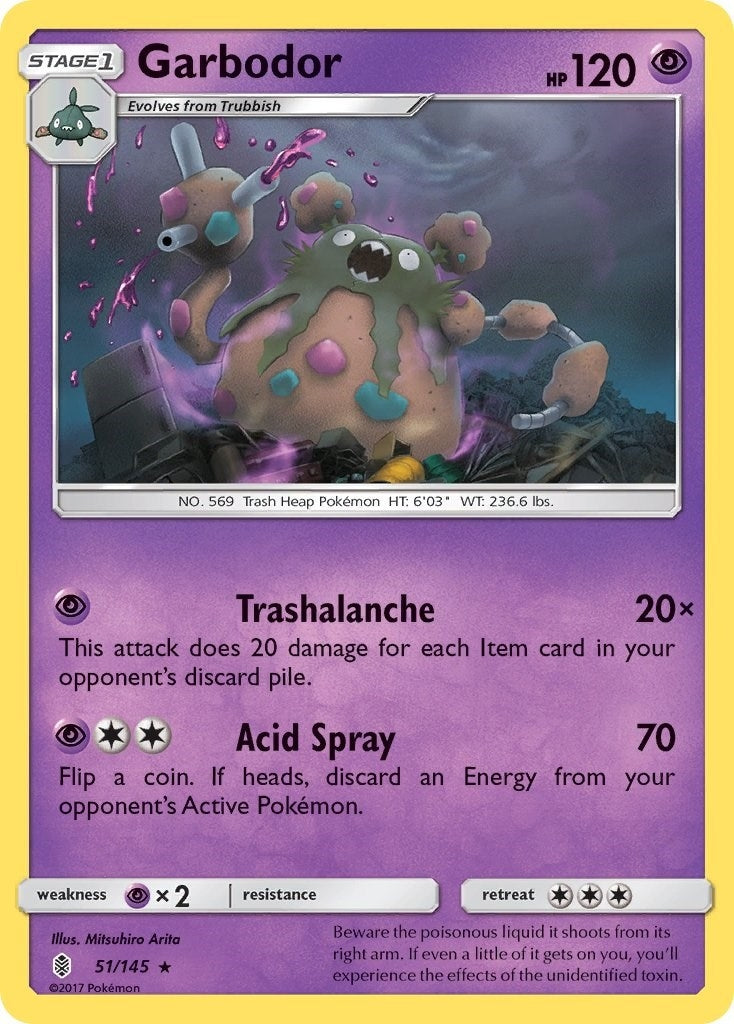 Image for Garbodor (51/145) [SM - Guardians Rising] - Pokemon