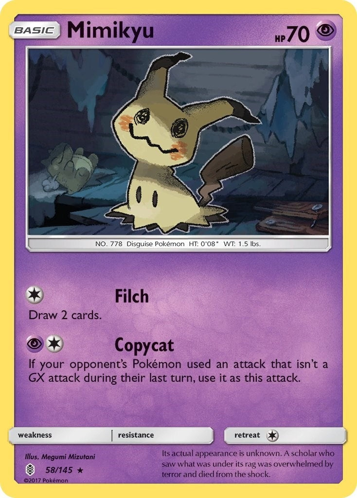 Image for Mimikyu (58/145) [SM - Guardians Rising] - Pokemon