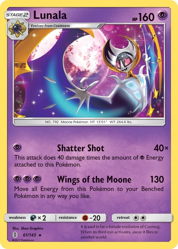 Image for Lunala (61/145) [SM - Guardians Rising] - Pokemon
