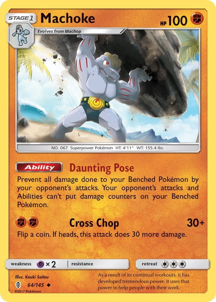 Image for Machoke (64/145) [SM - Guardians Rising] - Pokemon