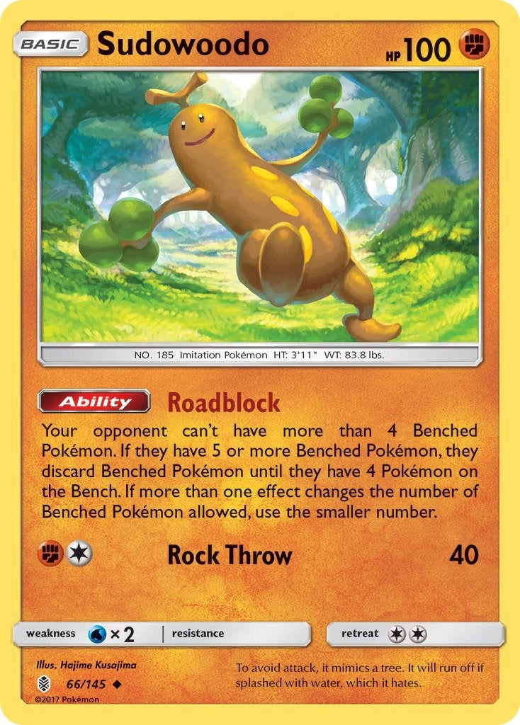 Image for Sudowoodo (66/145) [SM - Guardians Rising] - Pokemon