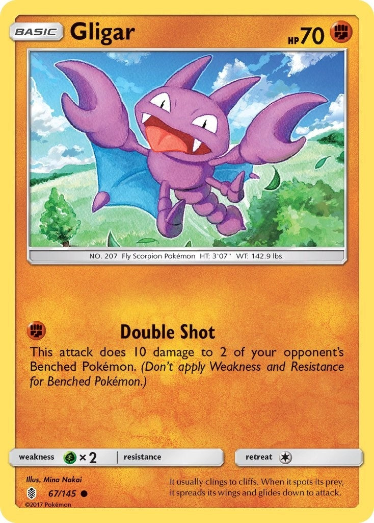 Image for Gligar (67/145) [SM - Guardians Rising] - Pokemon
