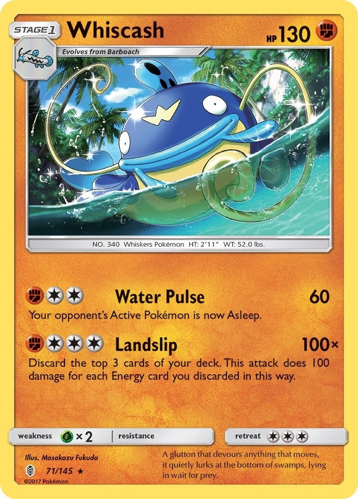 Image for Whiscash (71/145) [SM - Guardians Rising] - Pokemon