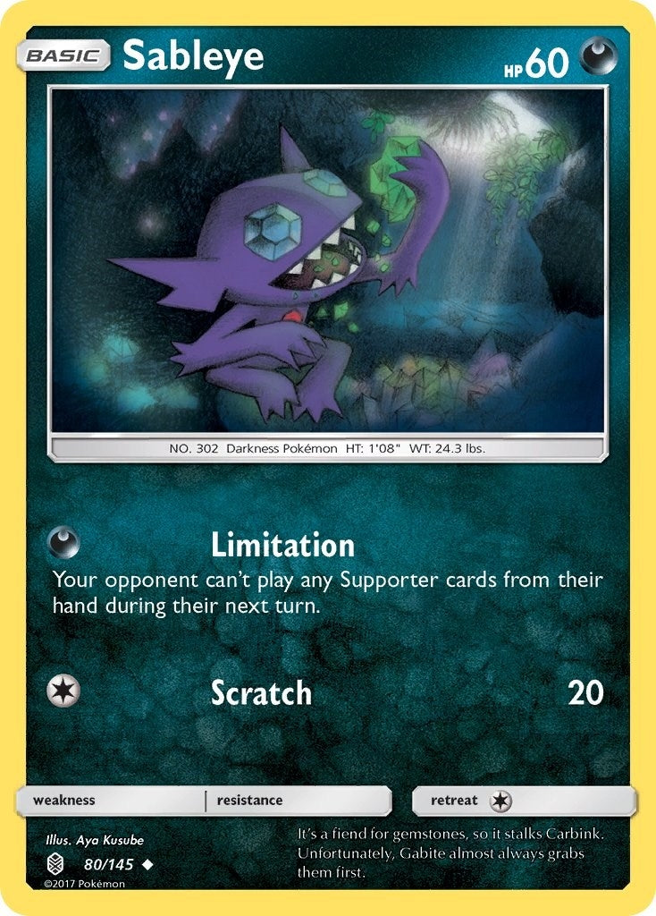 Image for Sableye (80/145) [SM - Guardians Rising] - Pokemon