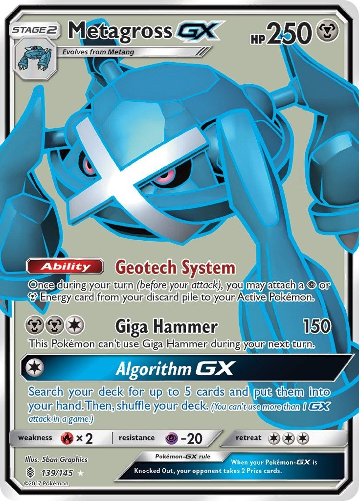 Image for Metagross GX (Full Art) (139/145) [SM - Guardians Rising] - Pokemon