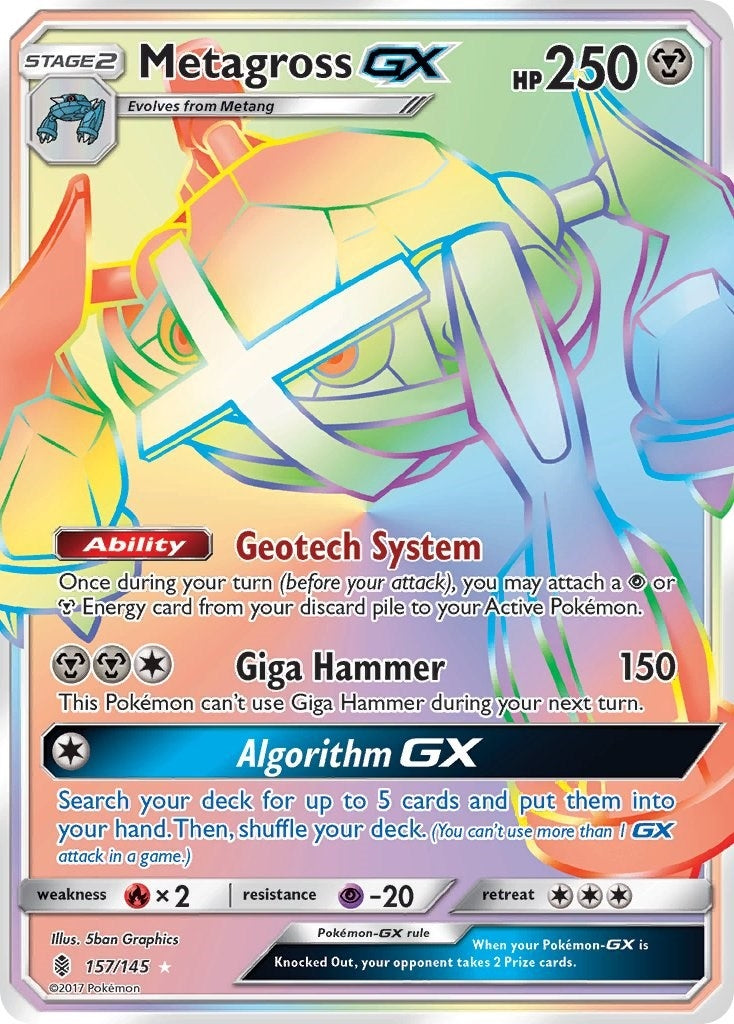 Image for Metagross GX (Secret) (157/145) [SM - Guardians Rising] - Pokemon