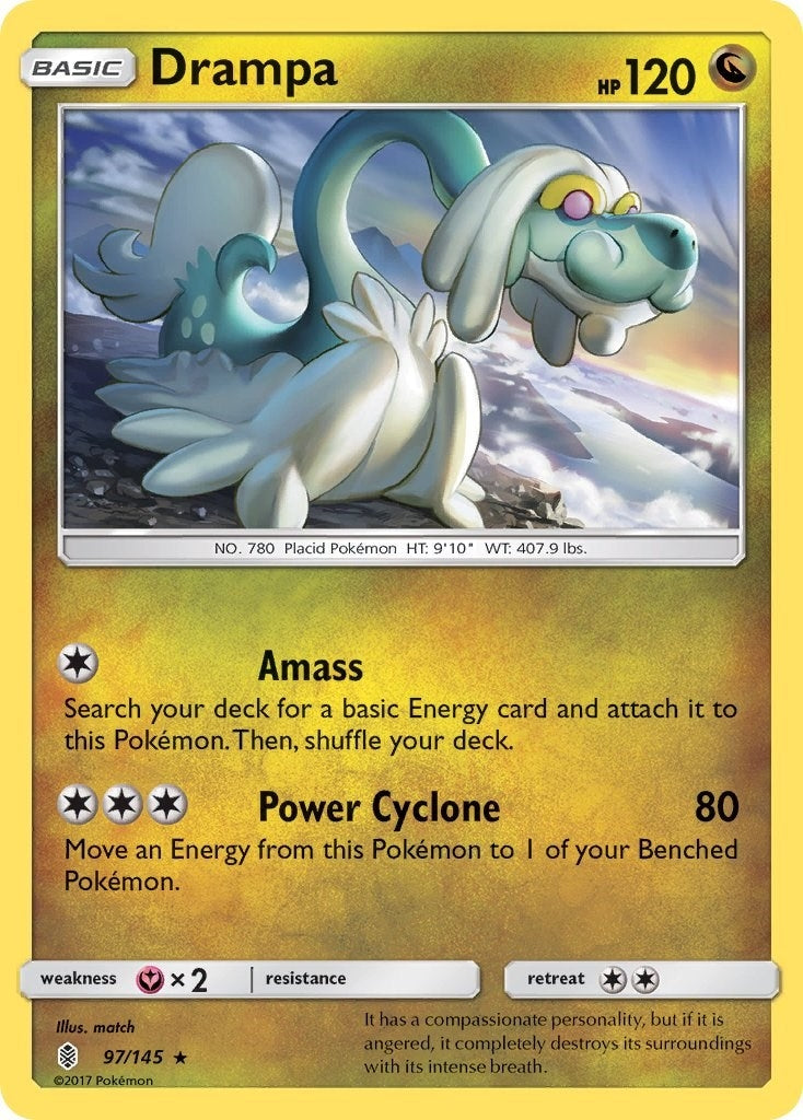 Image for Drampa (97/145) [SM - Guardians Rising] - Pokemon