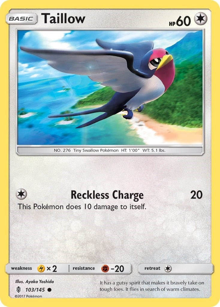 Image for Taillow (103/145) [SM - Guardians Rising] - Pokemon