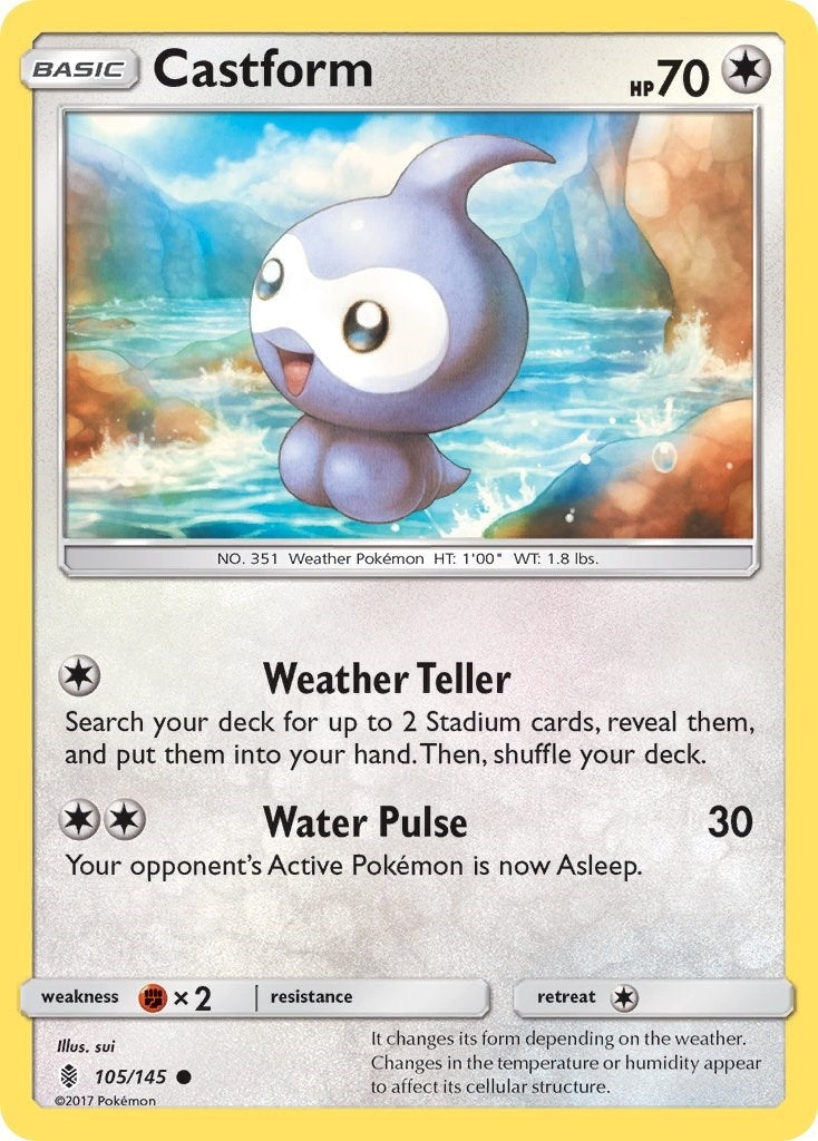 Image for Castform (105/145) [SM - Guardians Rising] - Pokemon