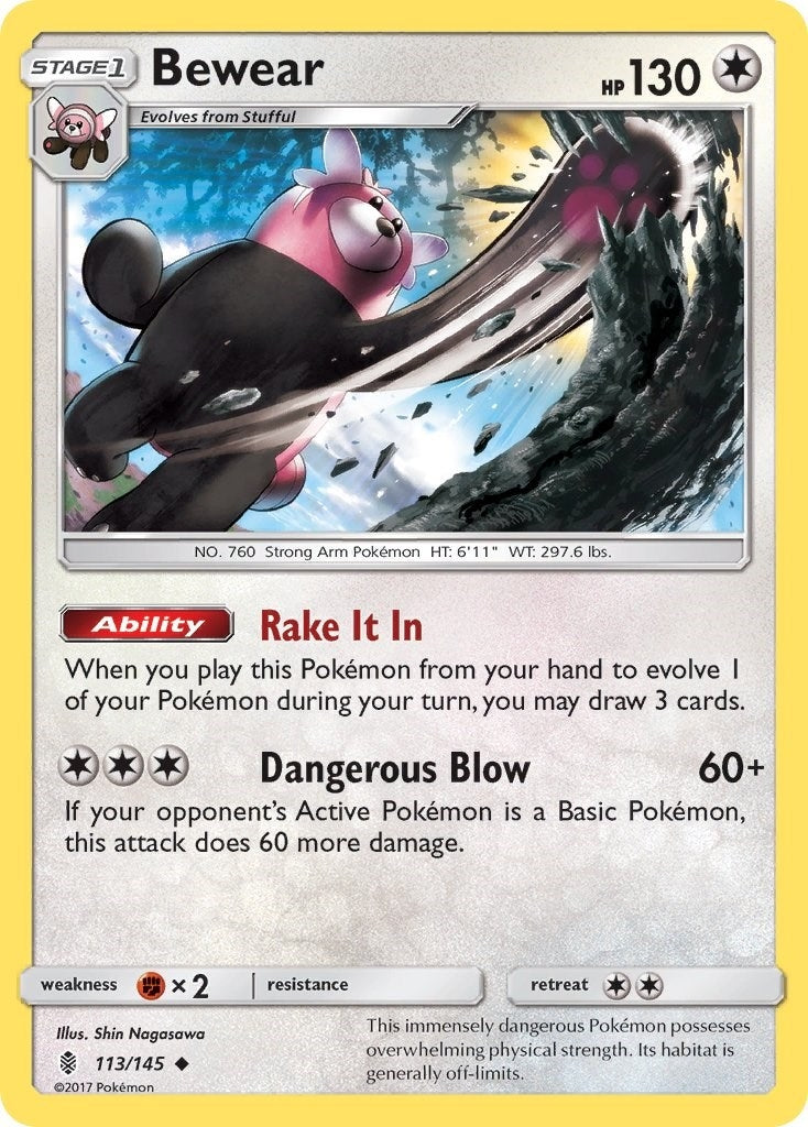 Image for Bewear (113/145) [SM - Guardians Rising] - Pokemon