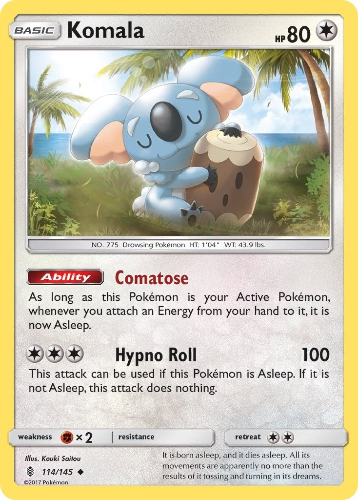 Image for Komala (114/145) [SM - Guardians Rising] - Pokemon