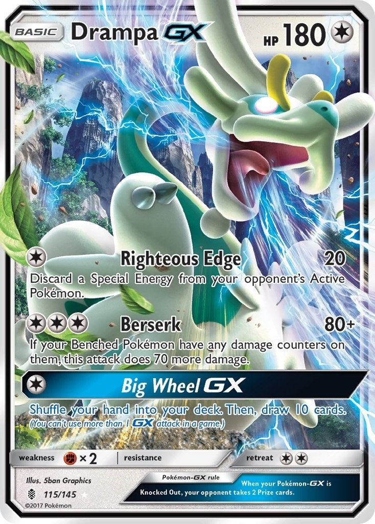 Image for Drampa GX (115/145) [SM - Guardians Rising] - Pokemon