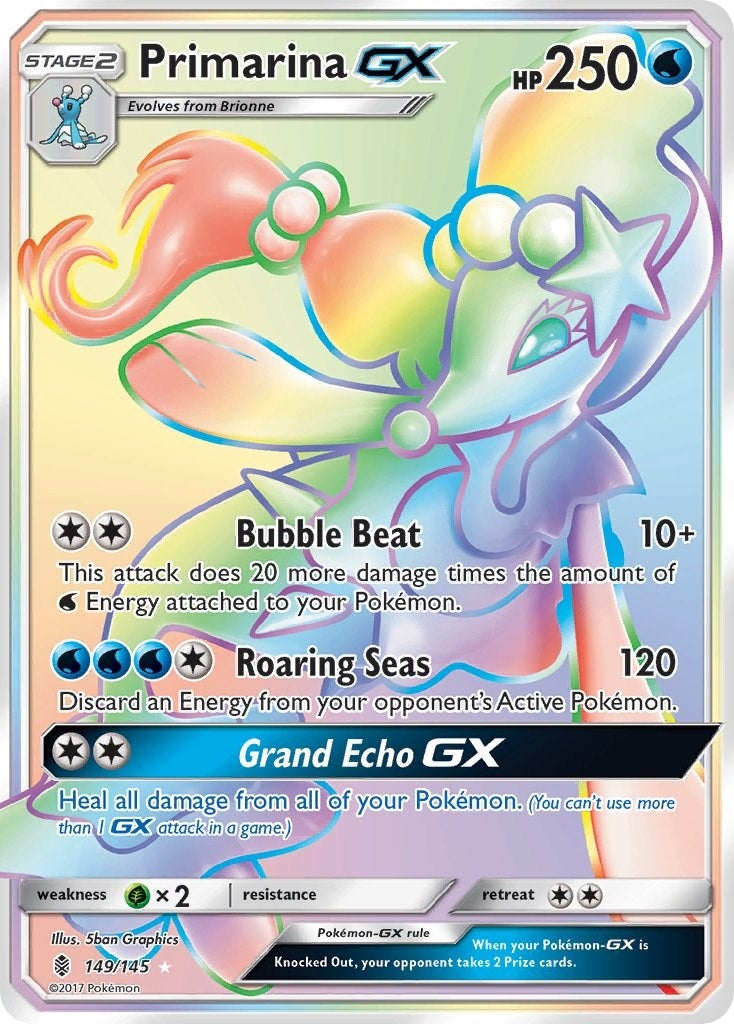 Image for Primarina GX (Secret) (149/145) [SM - Guardians Rising] - Pokemon