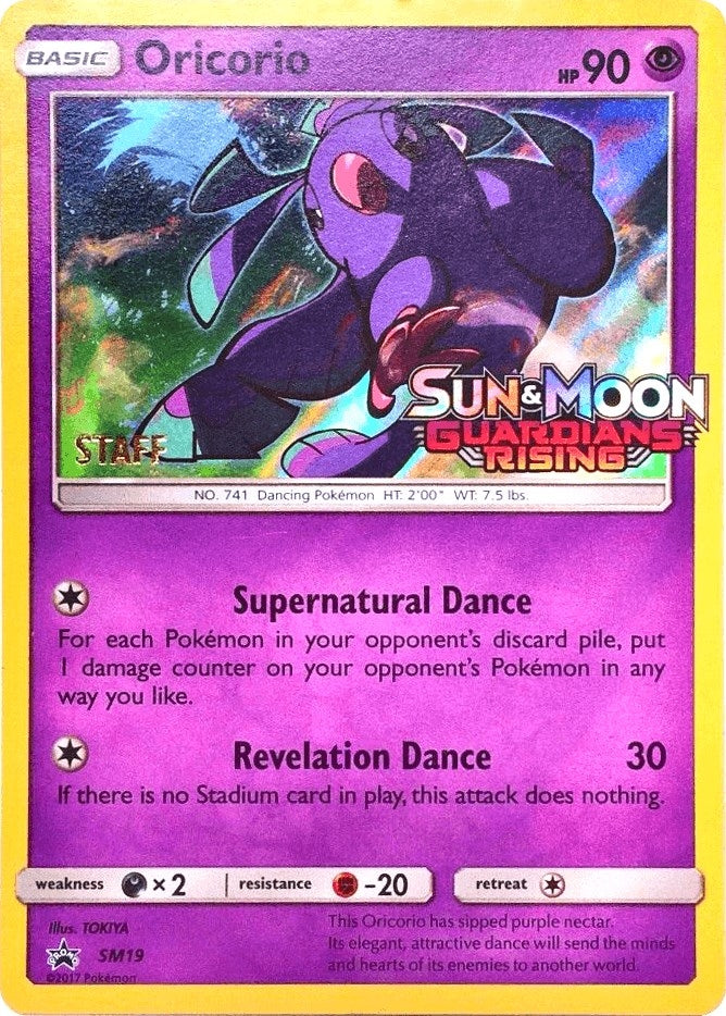 Image for Oricorio - SM19 (Prerelease) [Staff] (SM19) [SM Promos] - Pokemon