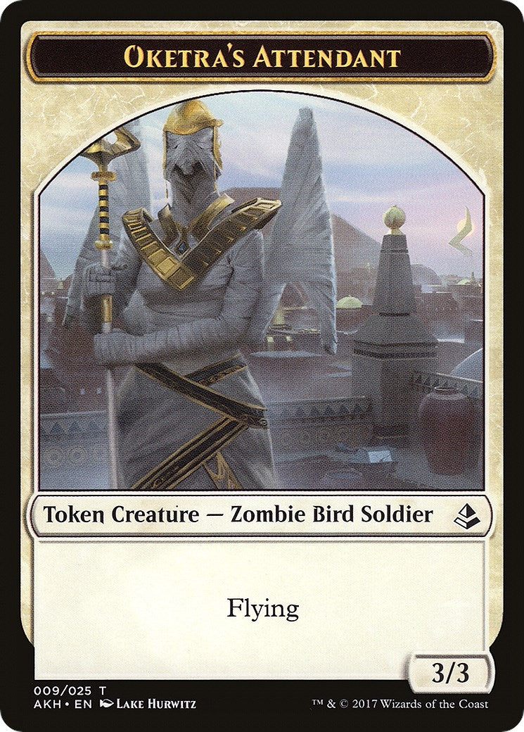 Image for Oketra's Attendant // Beast Token (9 // 21) [Amonkhet] - Magic: The Gathering