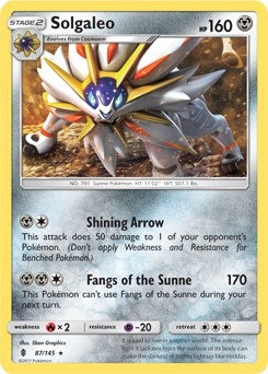 Image for Solgaleo - 87/145 (SM Guardians Rising) (087/145) [Deck Exclusives] - Pokemon
