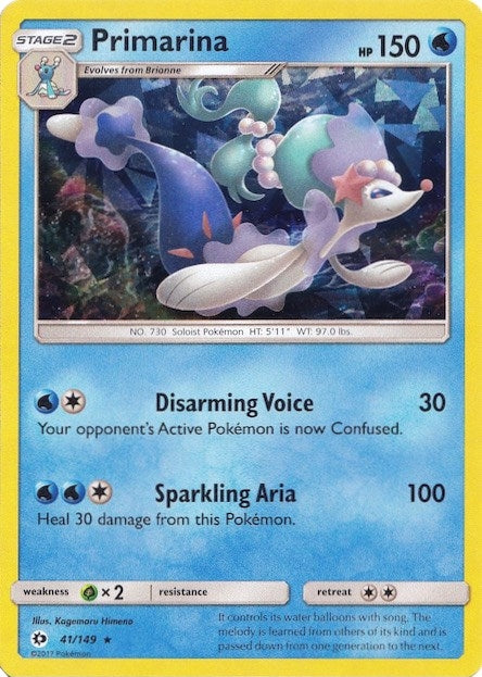 Image for Primarina - 041/149 (Cracked Ice Holo) (041/149) [Deck Exclusives] - Pokemon