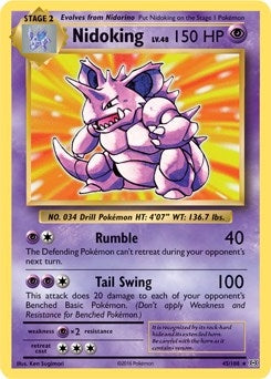Image for Nidoking - 45/108 (XY Evolutions) (045/108) [Deck Exclusives] - Pokemon